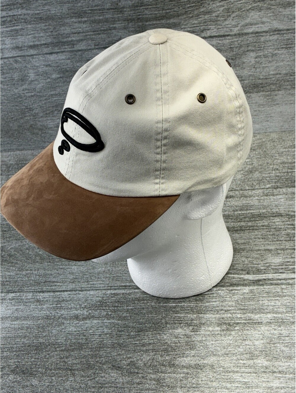 VTG NWOT Novell Brainshare 2000 Suede Leather StrapBack Dad Hat Cap Promo RARE